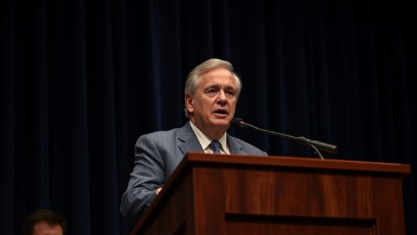 US-Israeli war on Iran ends soon announcement by leader at podium.