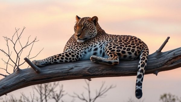 Relaxed leopard in Kruger National Park, Affordable Safari.
