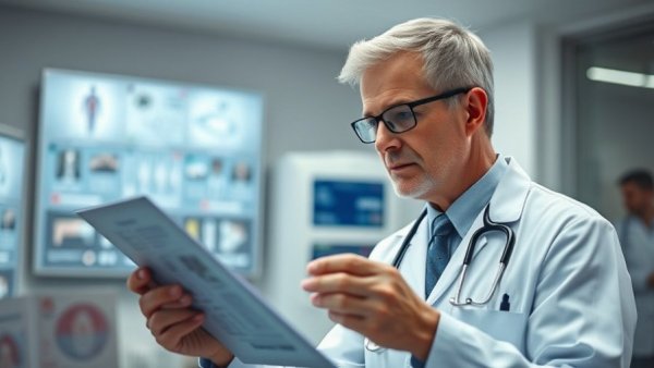 Case Clinics Uganda medical professional analyzing clinic data.