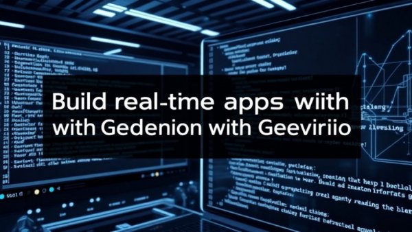 AI Africa filmmakers and developers tech promo with coding interface.