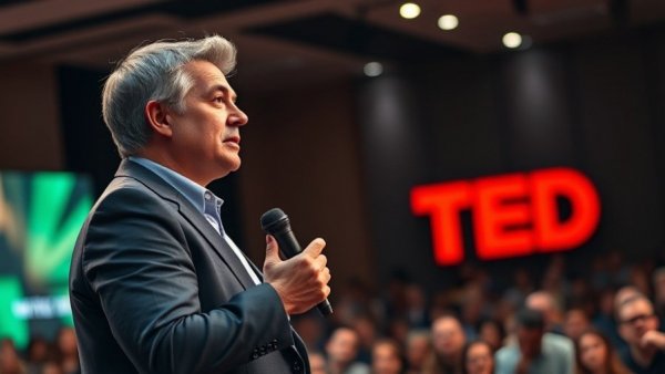 Speaker on climate action at TED, promoting carbon credits.