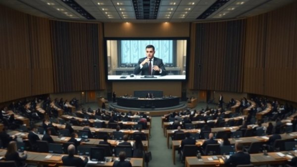 UN session addressing Israeli occupation in southern Lebanon.