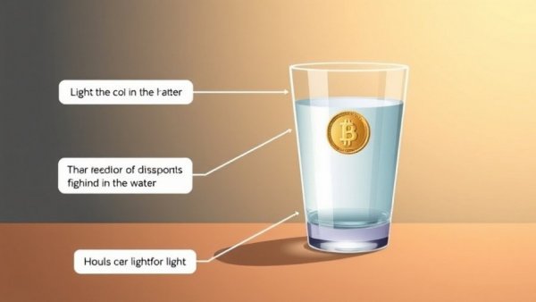 Coin Disappear with Water experiment illustration