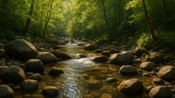 Unique trails in Guadalupe Mountains National Park, peaceful stream.