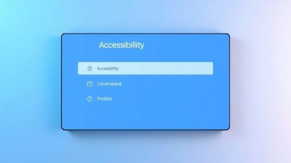 Google Accessibility Features for Kids update interface in blue theme.