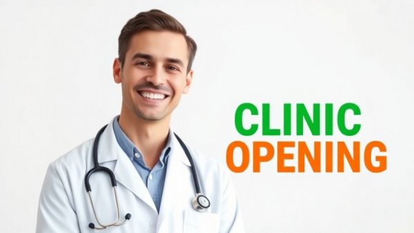 Case Clinic Bweyogerere opens soon, doctor welcoming patients.