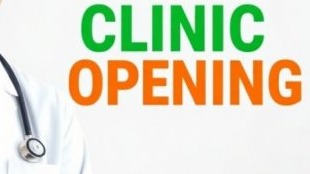 Case Clinic Bweyogerere opens soon, doctor welcoming patients.