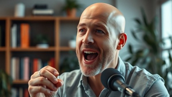 Man speaking about how bestselling authors decide what to write next