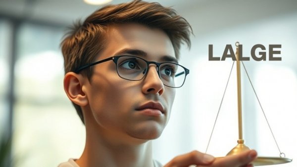 Young man analyzing money and life tradeoff, unhealthy habits for success concept.