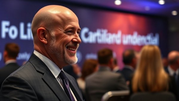Event image featuring a man in a suit speaking.