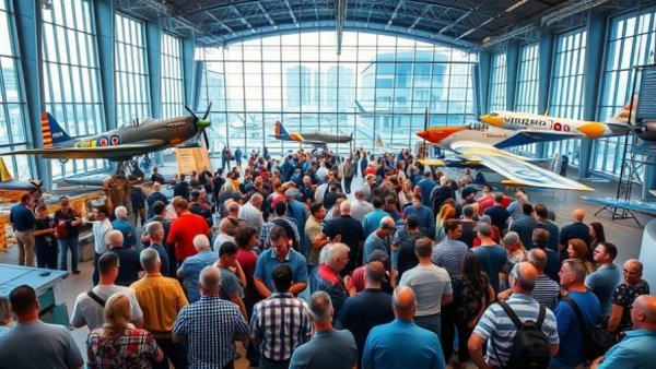 Integrity Check at Air and Space Museum event with vintage aircraft.