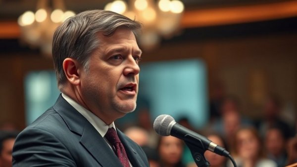 Focused speaker protests against Israeli settlements, passionate address.