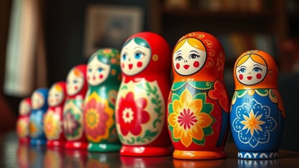Matryoshka dolls illustrating Matryoshka Effect in Programming