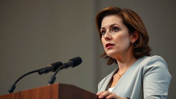 Venezuela rejects Trump's 51st state remarks - Woman delivering a speech