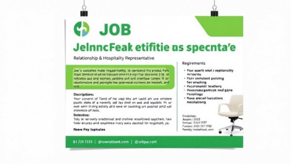 Hospitality in healthcare careers advertisement for hiring.