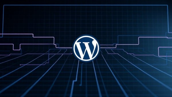 WordPress Studio Blueprints feature design with logo and grid background.