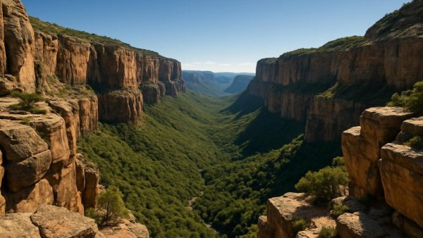 Free entrance day to National Parks with stunning canyon view.