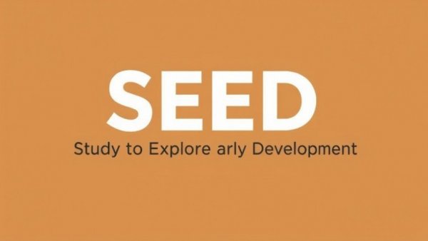 SEED Follow-Up Study Survey for Young Adults text on brown background.