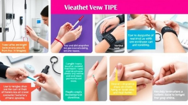 Educational collage on venipuncture procedures for nurses