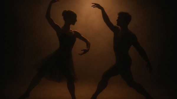 Beegie Adair’s sophisticated jazz performances themed silhouette dancers.