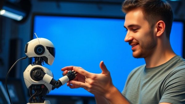 AI Africa film makers and developers featuring robots and technology