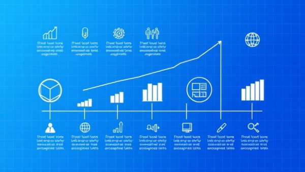 Minimalistic infographic illustrating AI discoverability strategies