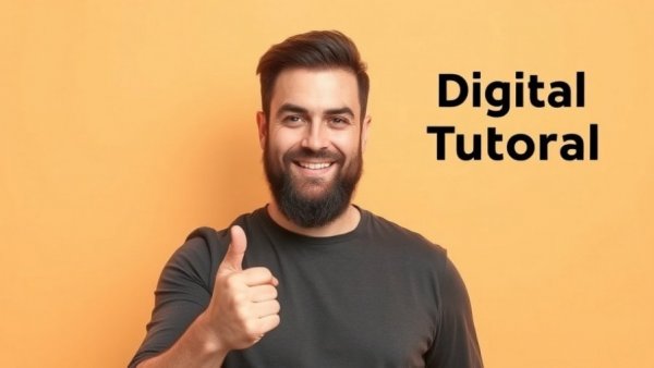 Man pointing at text on tutorial, Cloud Code for Beginners theme.