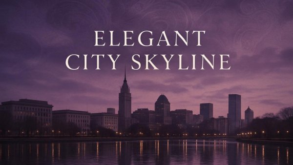 Beegie Adair’s sophisticated jazz performances album cover with city skyline