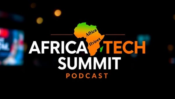 Driving Blockchain Adoption in Africa logo with vibrant Africa map outline.