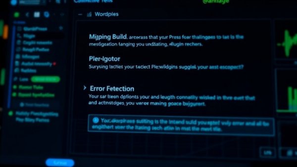 AI WordPress development tools interface with options like build a plugin.