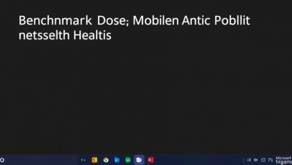 Presentation slide on Benchmark Dose Modeling in Public Health.