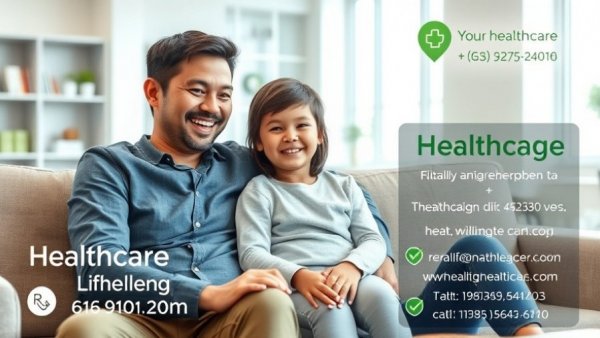 Family discussing comprehensive eye care options at clinic