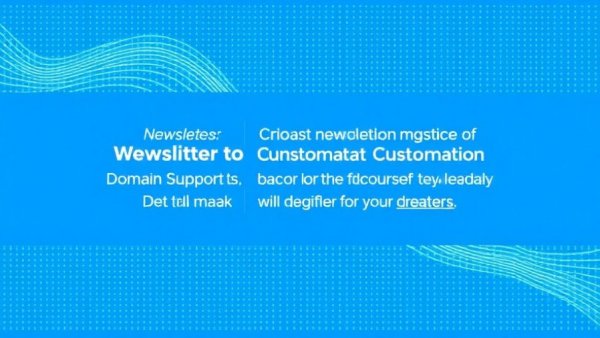 Digital banner on custom newsletter signup features.