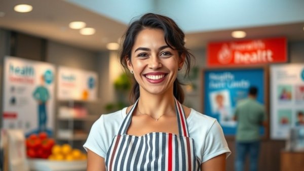 Free Women's Health and Gynaecology Camp promotional poster with smiling woman