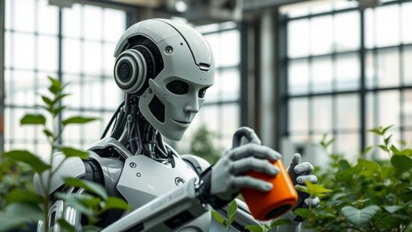 Whole-body control robotics in healthcare robot watering plants