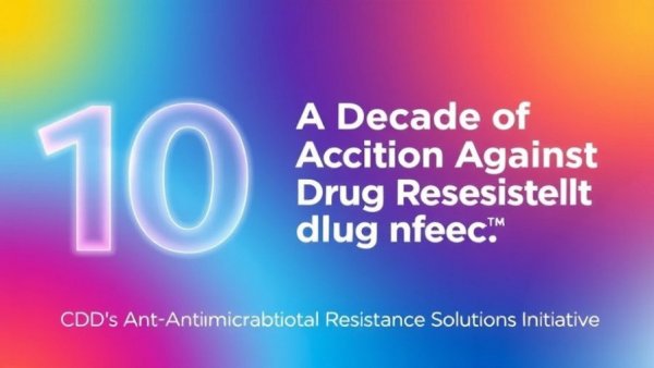 Antimicrobial Resistance Solutions Initiative banner highlighting a decade of action.