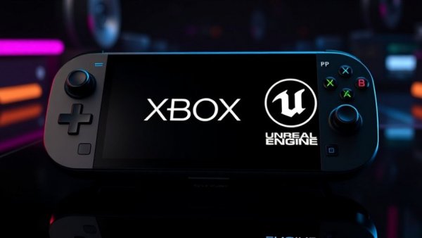 Xbox game development with Unreal Engine GDK plugins showcased at Unreal Fest Chicago 2026 with handheld device