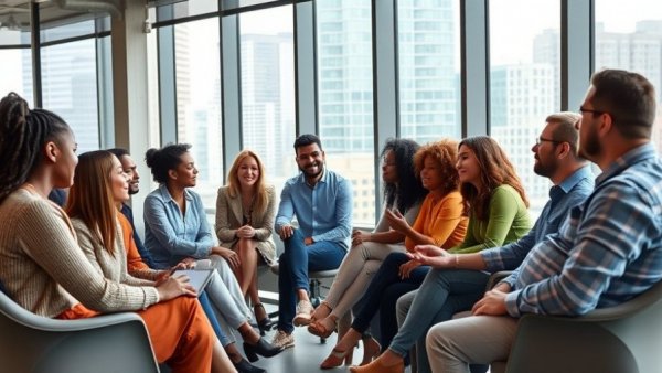 AI Africa film makers and developers meeting in modern office