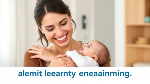 Mother and baby smiling, promoting family planning after childbirth.