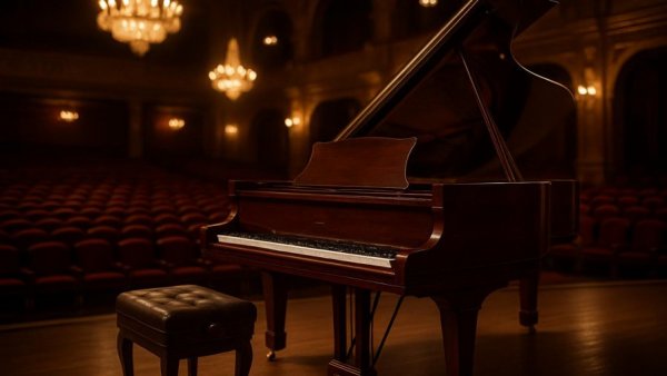Beegie Adair’s sophisticated jazz performances in an elegant theater with grand piano.