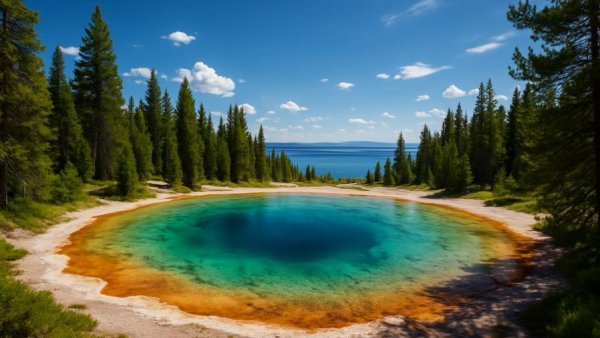 Breathtaking national park view perfect for road trips