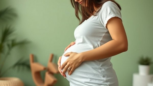 Pregnant woman contemplating antenatal journey at Case Hospital.