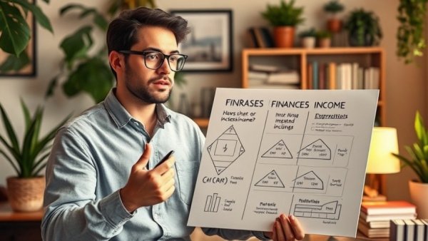 Man explaining a financial plan to make your first $1,000 online.