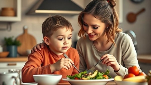 Case Hospital Uganda heartwarming scene of mother and child sharing a meal.
