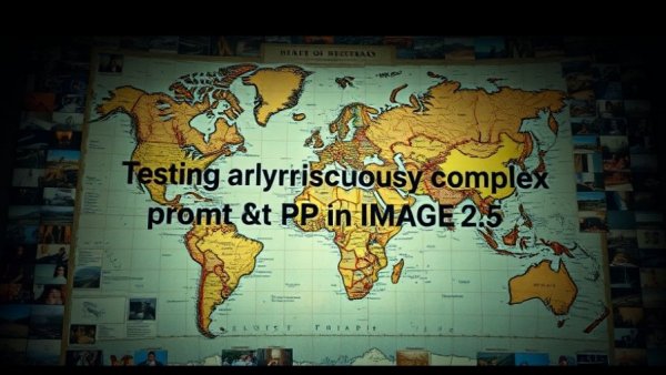 Complex AI prompts illustrated with a detailed map collage