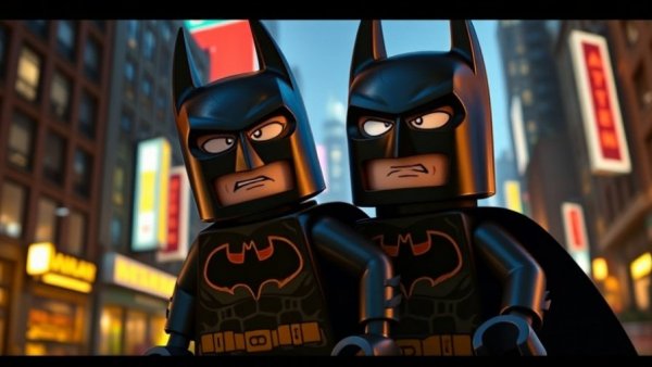 LEGO Batman navigates Gotham City in Unreal Engine setting