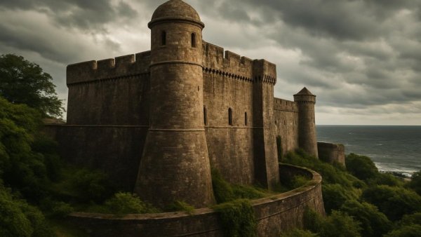 Historic Sites for Hispanic Heritage Month stone fort with greenery