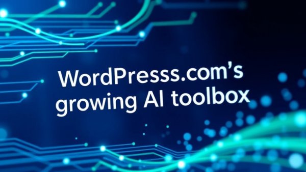 WordPress.com AI toolbox digital graphic
