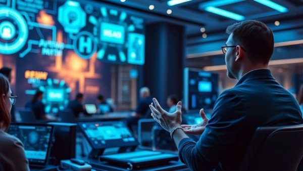 AI Africa filmmakers and developers conference with tech displays
