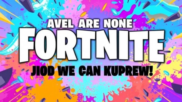 UEFN source assets Fortnite event banner with colorful design.